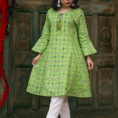 Lawn Azadi dress for girls